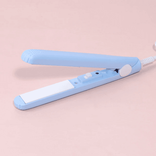 image-Mini Portable Hair Iron Hair Straightener Curler Professional Hair