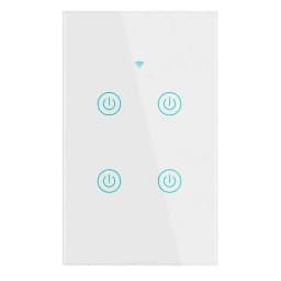 image-1/2/3/4 Gang WiFi Smart Wall Touch Light Switch Glass Panel For