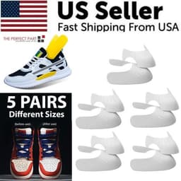 image-5 Pairs Shoe Protector Anti Crease Force Fields Cover Toe Cap Creasing