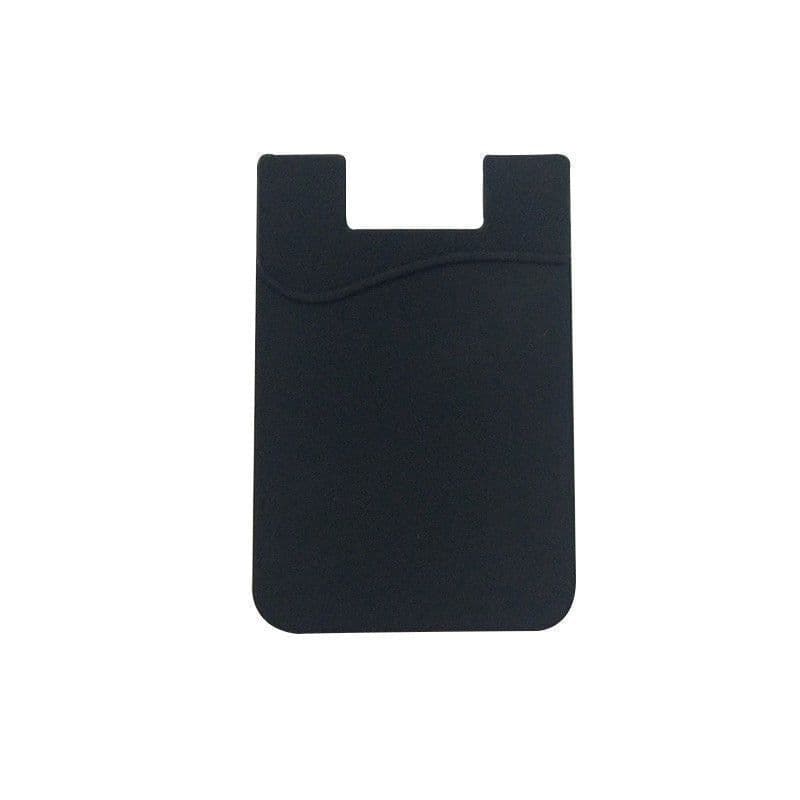 image-5x Silicone Credit Card Holder Cell Phone Wallet Pocket Sticker