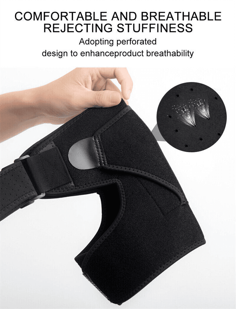 image-Shoulder Brace Support Compression Sleeve Torn Rotator Cuff AC Joint