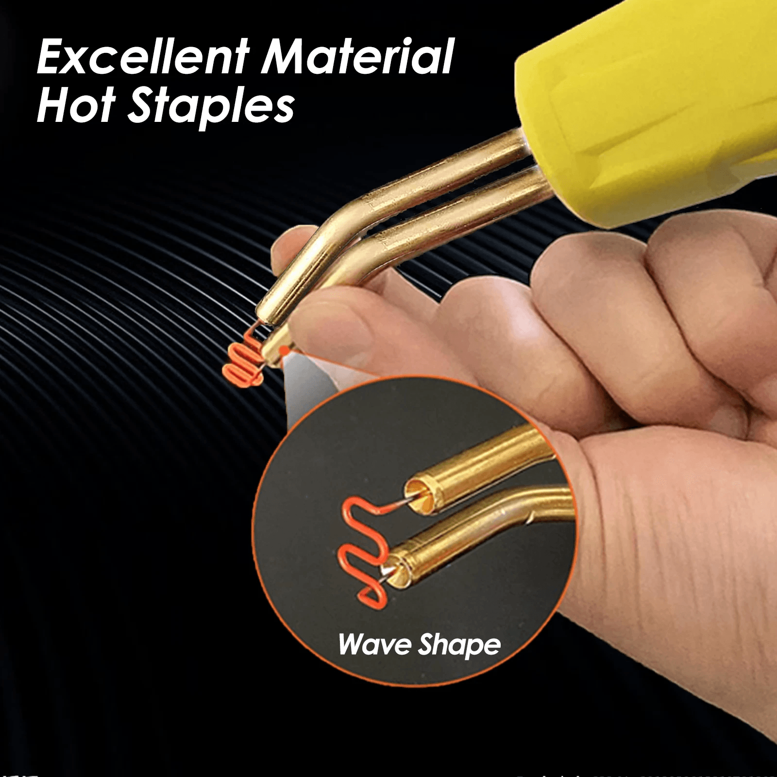 image-500PCS Hot Stapler Staples Repair Kit For Plastic Welder Gun Car