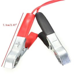 image-2PCS Car Battery Alligator Clamp Clip Cigarette Lighter Power Adapter