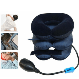 image-Cervical Neck Traction Device Collar Brace Support Pain Relief