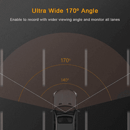 image-HD 1080P Car Dual Lens Dash Cam 4" DVR Recorder Front & Rear Camera