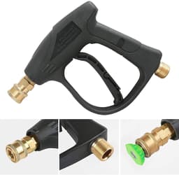 image-1/4" High Pressure Washer Gun 4000 PSI Car Wash Foam Spray Short Wand