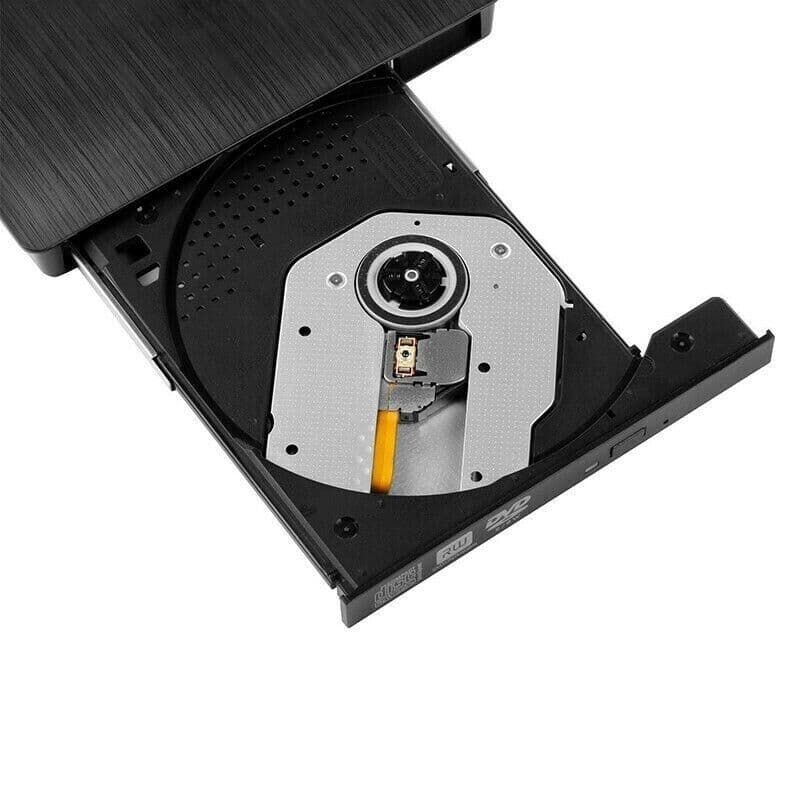 image-Slim External CD DVD RW Drive USB 3.0 Writer Burner Player Black For