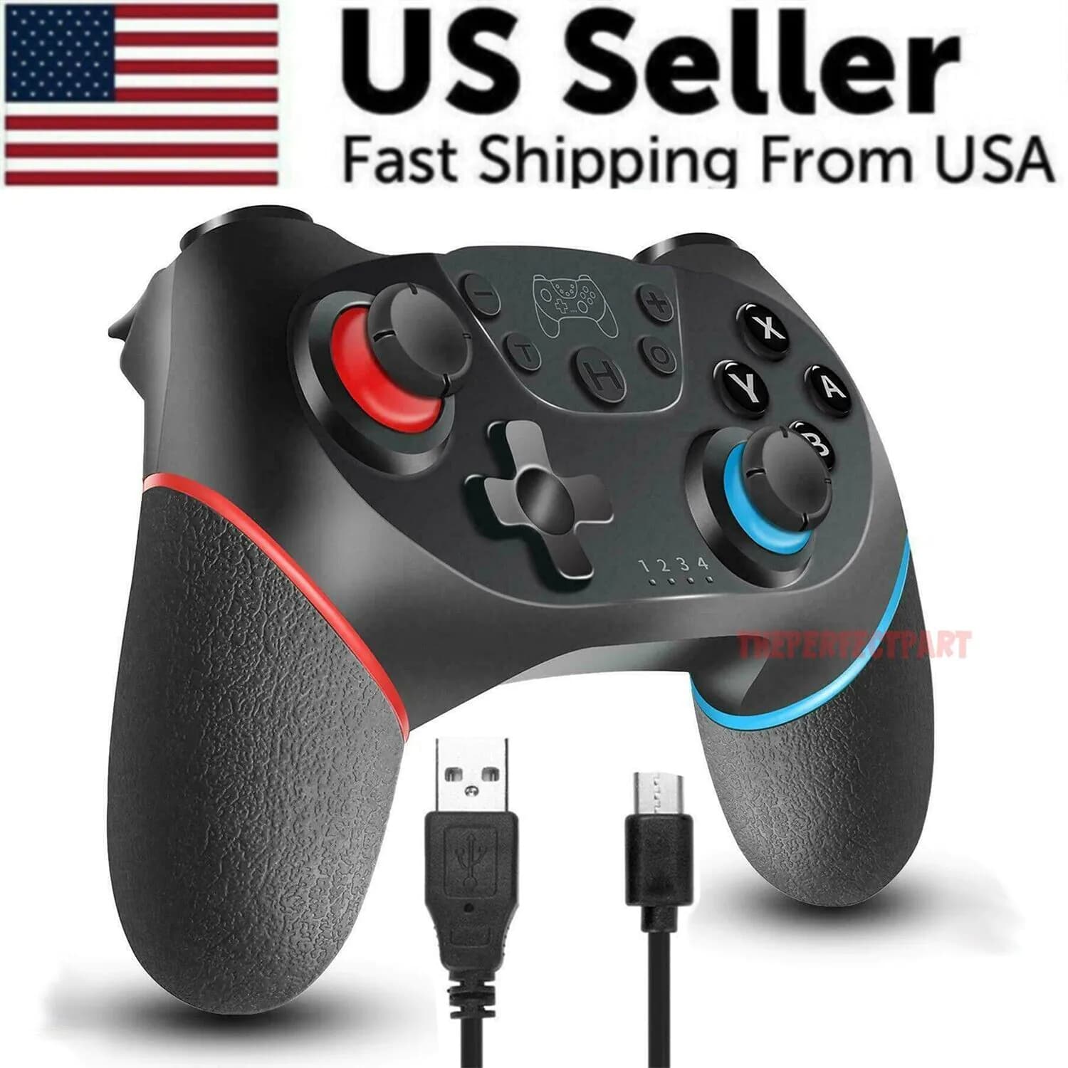 image-Wireless Pro Controller Gamepad For Nintendo Switch Joypad Joystick