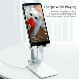 image-Adjustable Cell Phone Tablet Stand Desktop Holder Mount Mobile Phone