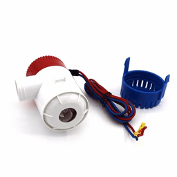 image-1100GPH 12V Electric Marine Submersible Bilge Sump Water Pump For Boat