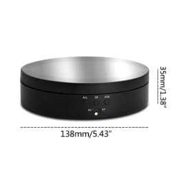 image-360° Electric Motorized Rotating Display Stand Jewelry Photography