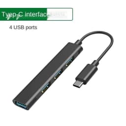 image-USB-C Type C to USB 3.0 4 Port Hub Splitter For PC Phone Mac iPad