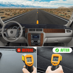 image-Car Dash Cover Mat Dashboard Pad for Chevy Silverado 1500 2500 Tahoe