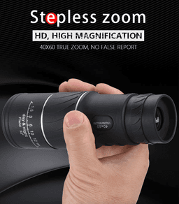 image-40X60 Monocular Binoculars With Night Vision BAK4 Prism High Power