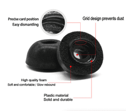 image-Replacement Ear Tips For Apple Airpods Pro Memory Foam Tips Airpod Pro