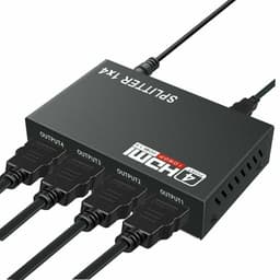 image-4 Port HDMI 4K Hub Multi Splitter & Amplifier For 3D HDTV 1080P 1X4 1