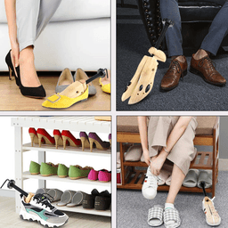 image-2-Way Wooden Adjustable Shoe Stretcher Expander Men Women Boot Size US