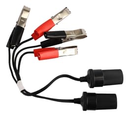 image-2PCS Car Battery Alligator Clamp Clip Cigarette Lighter Power Adapter