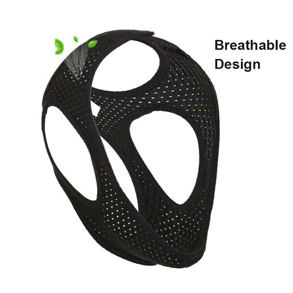 image-Anti Snoring Chin Strap Sleep Apnea Snore Stop Belt Snoreless Sleep