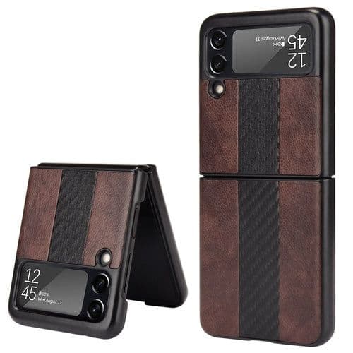 image-For Samsung Galaxy Z Flip 3 5G Slim Folding Leather Shockproof Phone