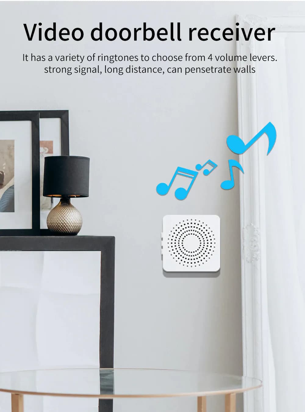 image-Wireless Security Smart WiFi Doorbell Intercom Video Camera Door Ring
