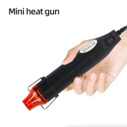 image-Mini Heat Gun DIY Electric Nozzles Tool Hot Air Gun Embossing Drying