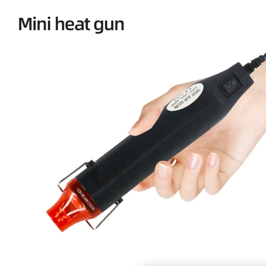 image-Mini Heat Gun DIY Electric Nozzles Tool Hot Air Gun Embossing Drying