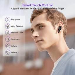 image-Bluetooth Earbuds Headset 5.3 Wireless Noise Cancelling TWS Trucker