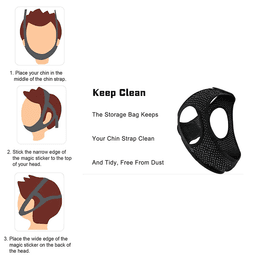 image-Anti Snoring Chin Strap Sleep Apnea Snore Stop Belt Snoreless Sleep