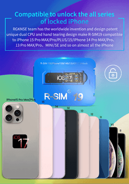 image-R-SIM19 NEW QPE Stable Unlock SIM Card For iPhone 15 Plus 14 13 Pro