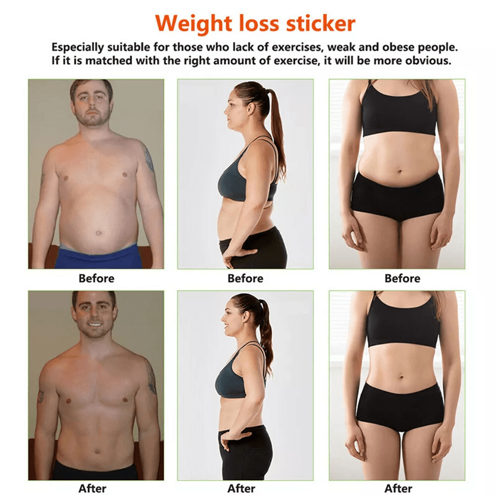 image-60PCS Slim Patch Weight Loss Slimming Diets Pads Detox Burn Fat