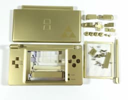image-Replacement Housing for Nintendo DS Lite Glass Lens Shell Gold Zelda
