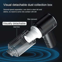 image-120W Cordless Handheld Vacuum Cleaner Small Mini Portable Car Auto