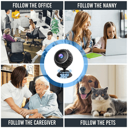 image-Mini Hidden Spy Nanny Camera Wireless Nanny Cam WiFi Home Security HD