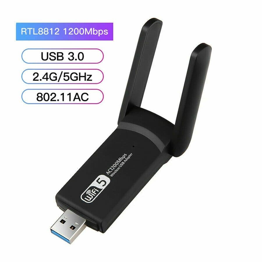 image-1200Mbps Long Range AC1200 Dual Band 5GHz Wireless USB 3.0 WiFi
