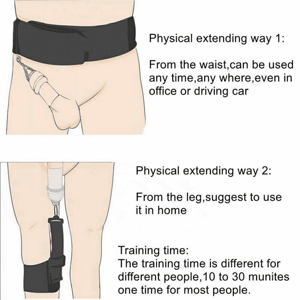 image-Male Extender Penis Stretcher Enlargement Vacuum Cup Enhancement