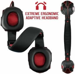 image-3.5mm Gaming Headset Mic LED Headphones Stereo Bass Surround For PC