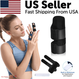 image-Adjustable Trigger Finger Splint Straightener Corrector Brace Support