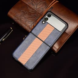 image-For Samsung Galaxy Z Flip 3 5G Slim Folding Leather Shockproof Phone