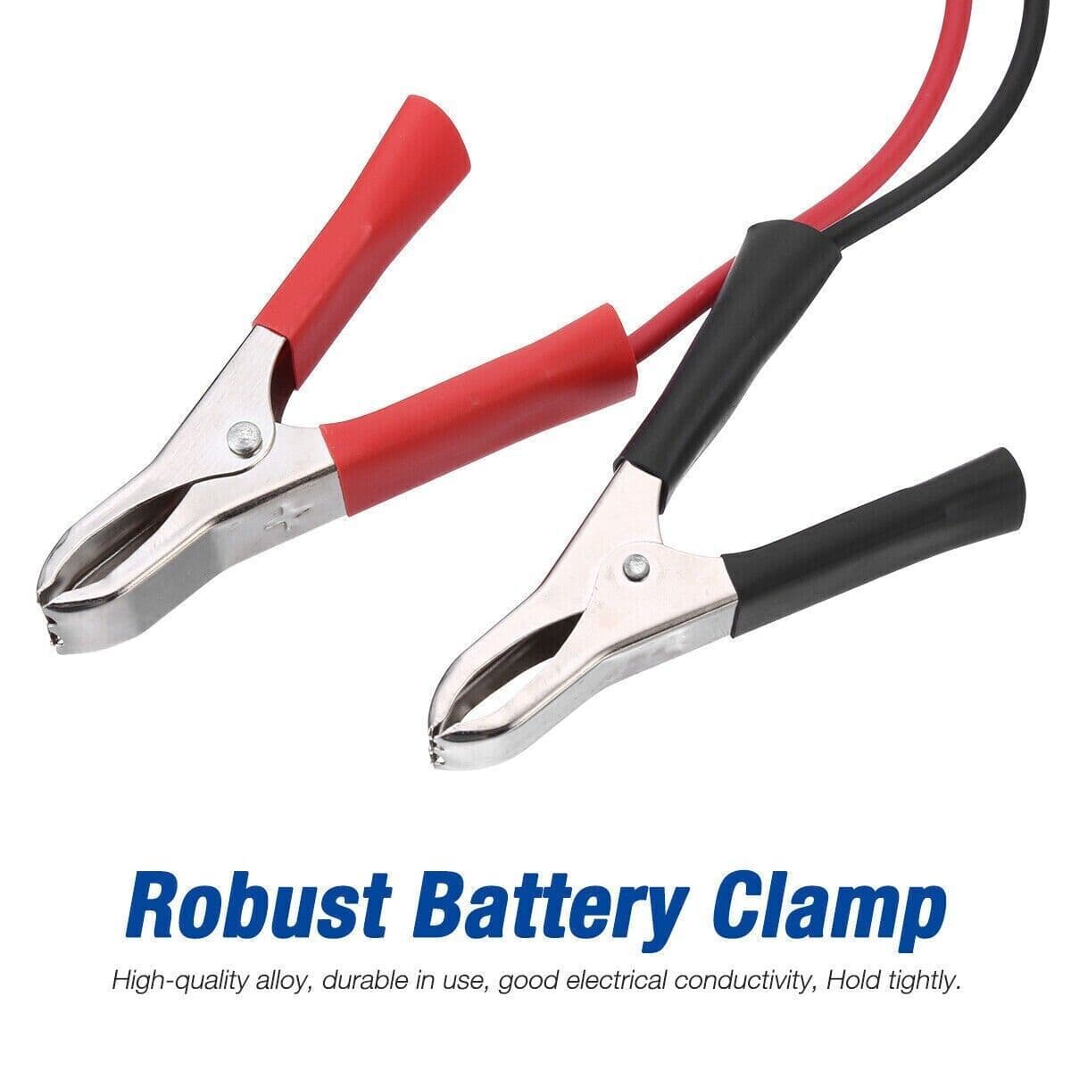 image-2PCS Car Battery Alligator Clamp Clip Cigarette Lighter Power Adapter
