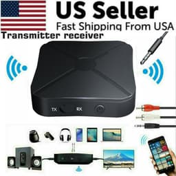 image-2in1 Bluetooth Transmitter Receiver Wireless Adapter TV Home Stereo