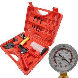 image-Hand Held Vacuum Pressure Pump Tester Set Brake Fluid Bleeder Bleeding
