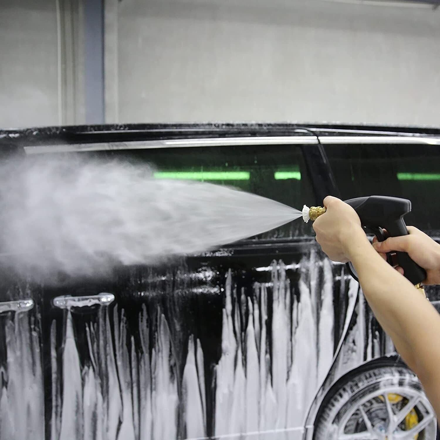 image-1/4" High Pressure Washer Gun 4000 PSI Car Wash Foam Spray Short Wand