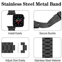 image-Stainless Steel For Apple Watch iWatch Band 8 7 6 5 4 3 2 SE