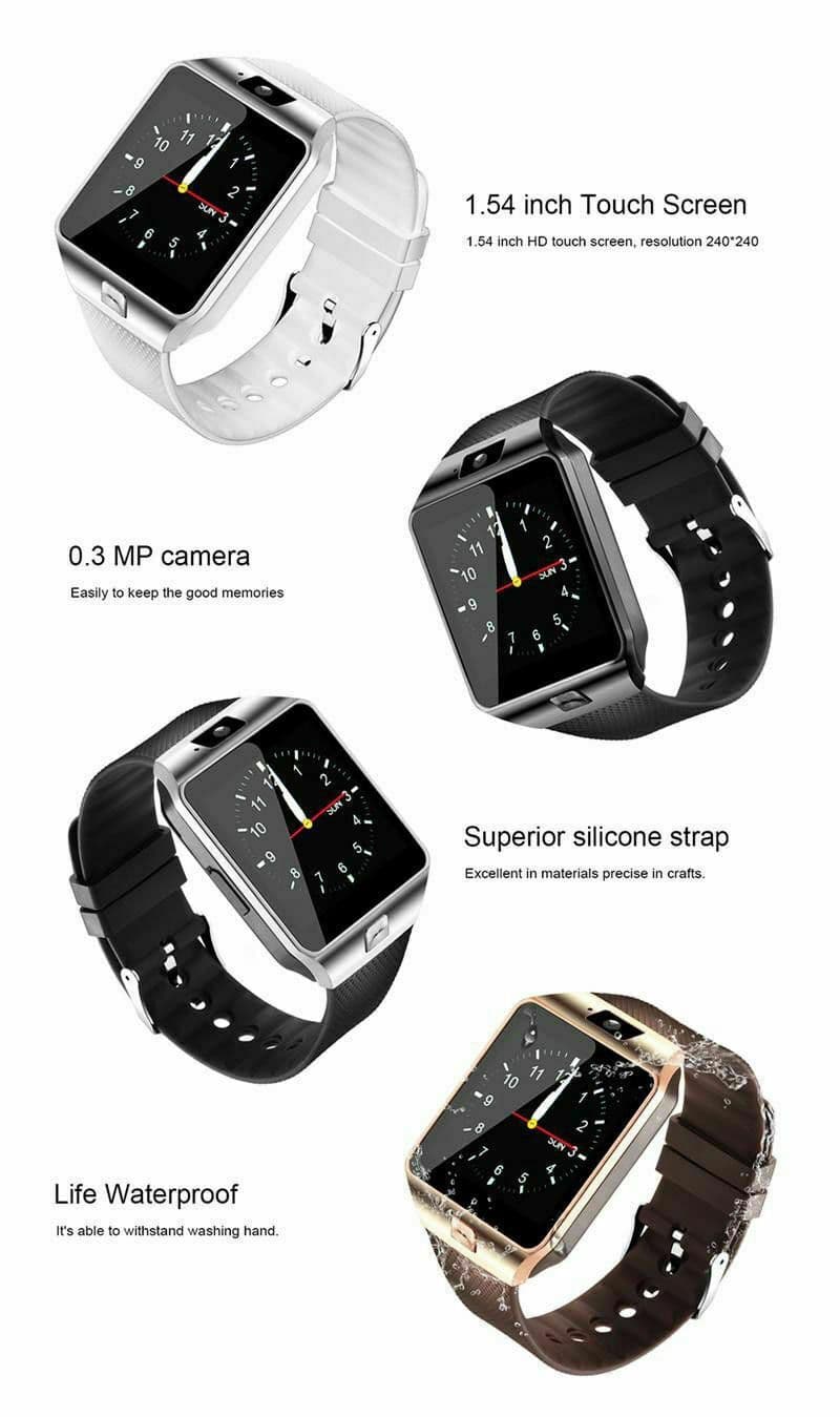 image-Bluetooth Smart Watch w/Camera Waterproof Phone Mate For Android