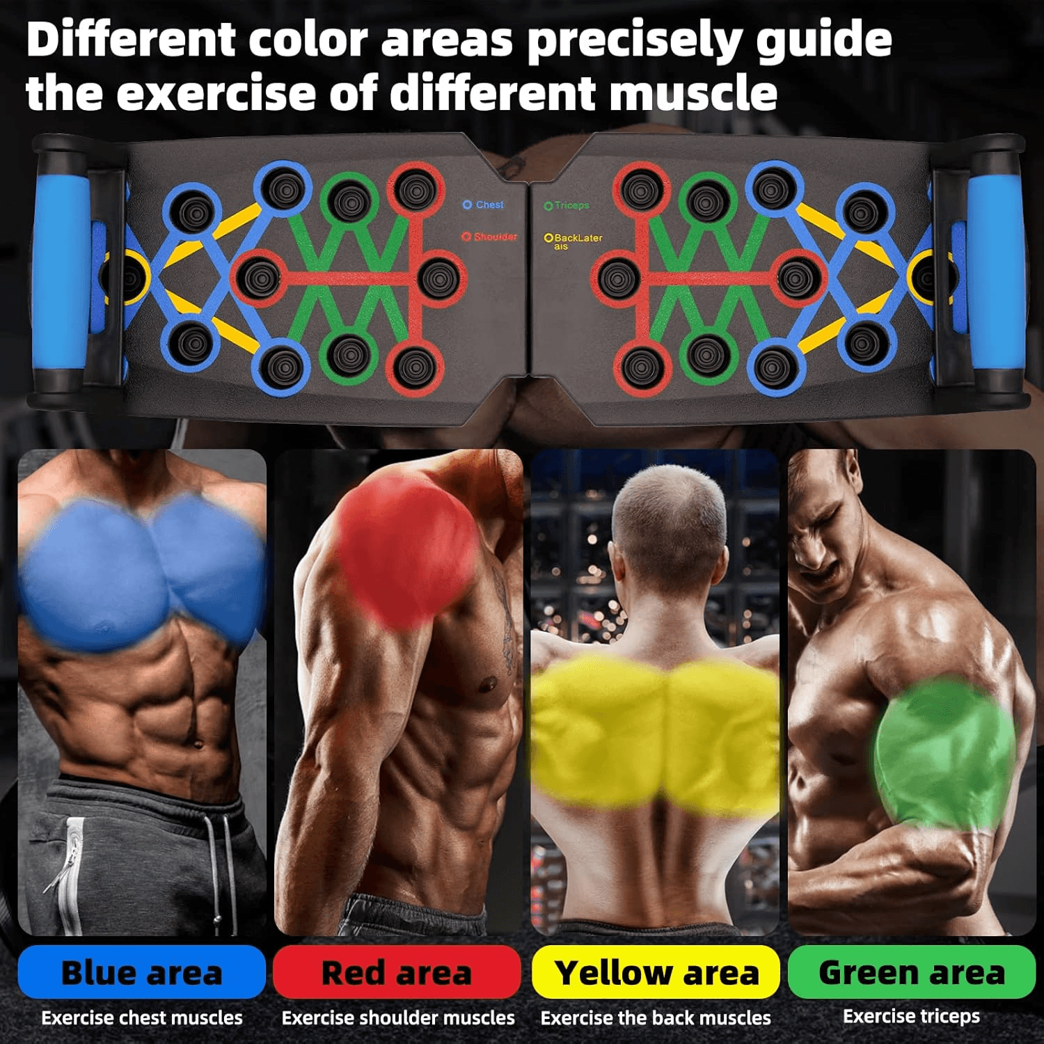 image-28 in 1 Push Up Rack Board System Fitness Workout Train Home Gym