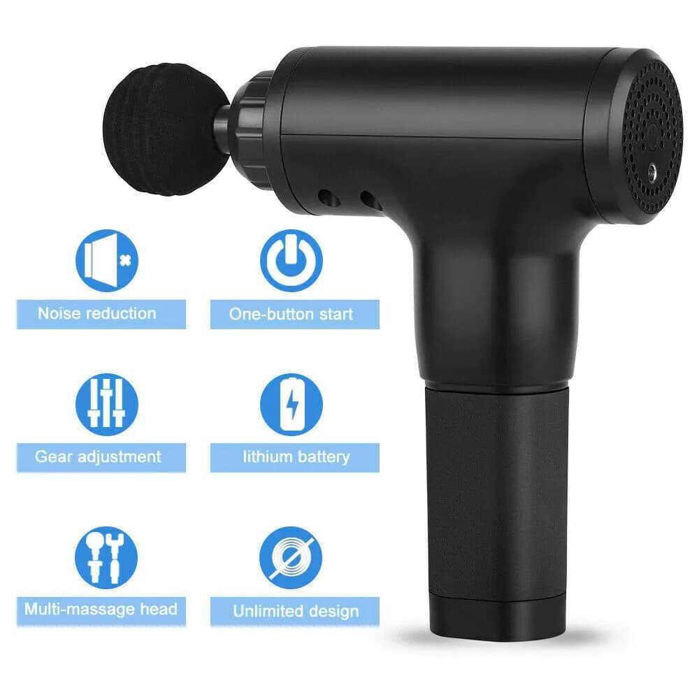 image-Massage Gun Percussion Massager Deep Tissue Muscle Vibrating Relaxing