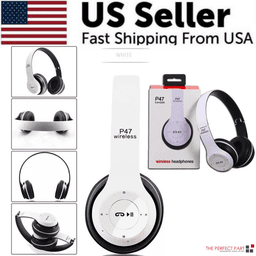 image-Wireless Bluetooth 5.0 Headphones Headset Over-Ear FM Radio MIC