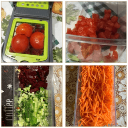 image-15-In-1 Vegetable Fruit Chopper Cutter Food Onion Veggie Dicer Slicer