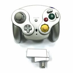 image-Wireless Game Controller With Adapter For Original Gamecube Retro